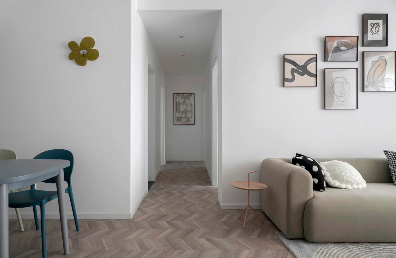 她80㎡新家,全屋窗明几净,并不是勤打理,合理设计才是关键