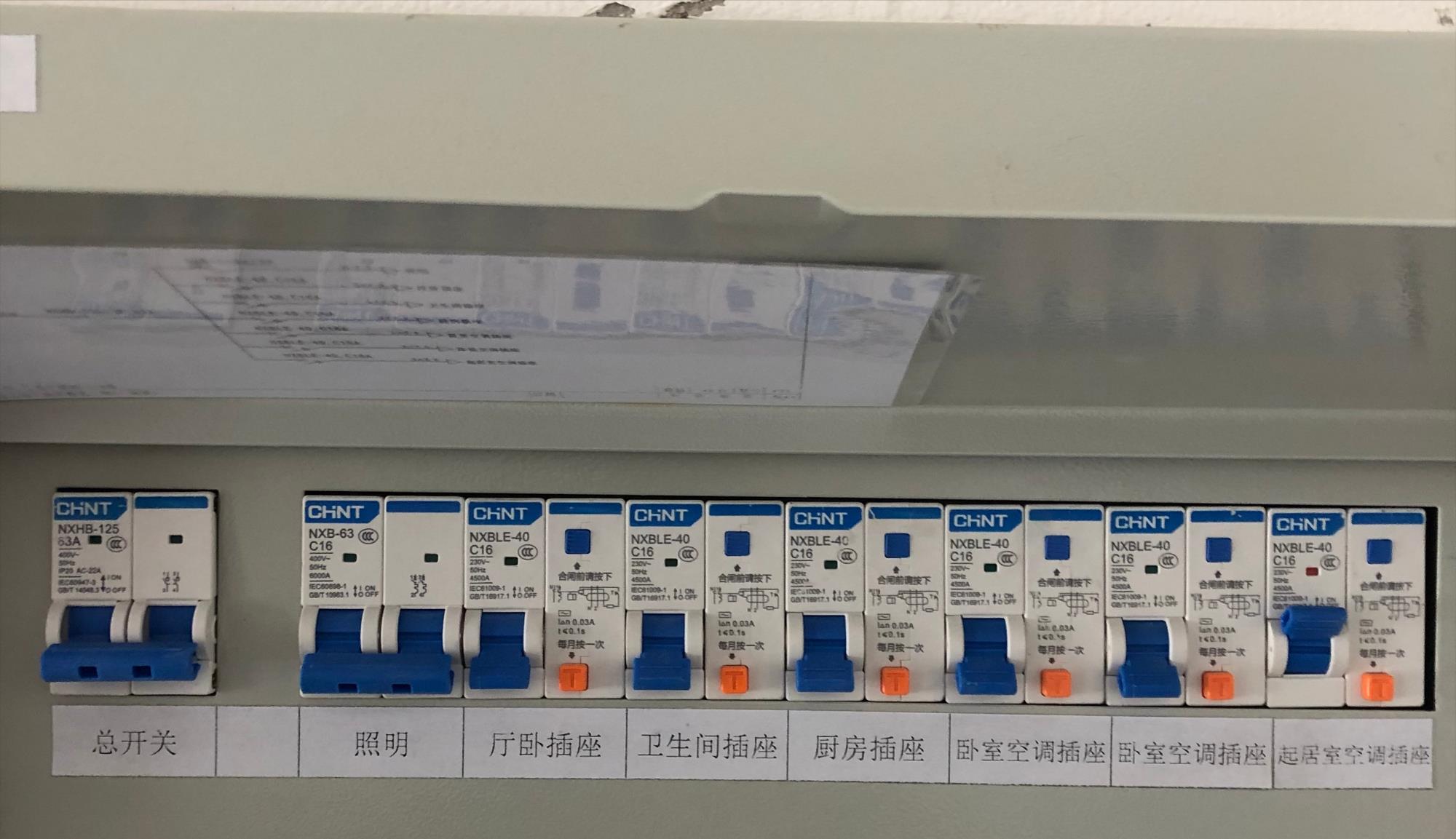 家装改电路，慎用一个房间一个回路的方式，否则离跳闸就不远了