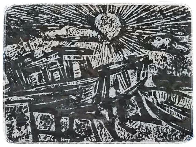 哈尔滨新闻网 冰版画，开展