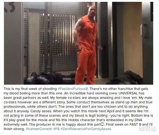 范-迪塞尔|都是光头硬汉,为何巨石·强森比范·迪塞尔更受欢迎?