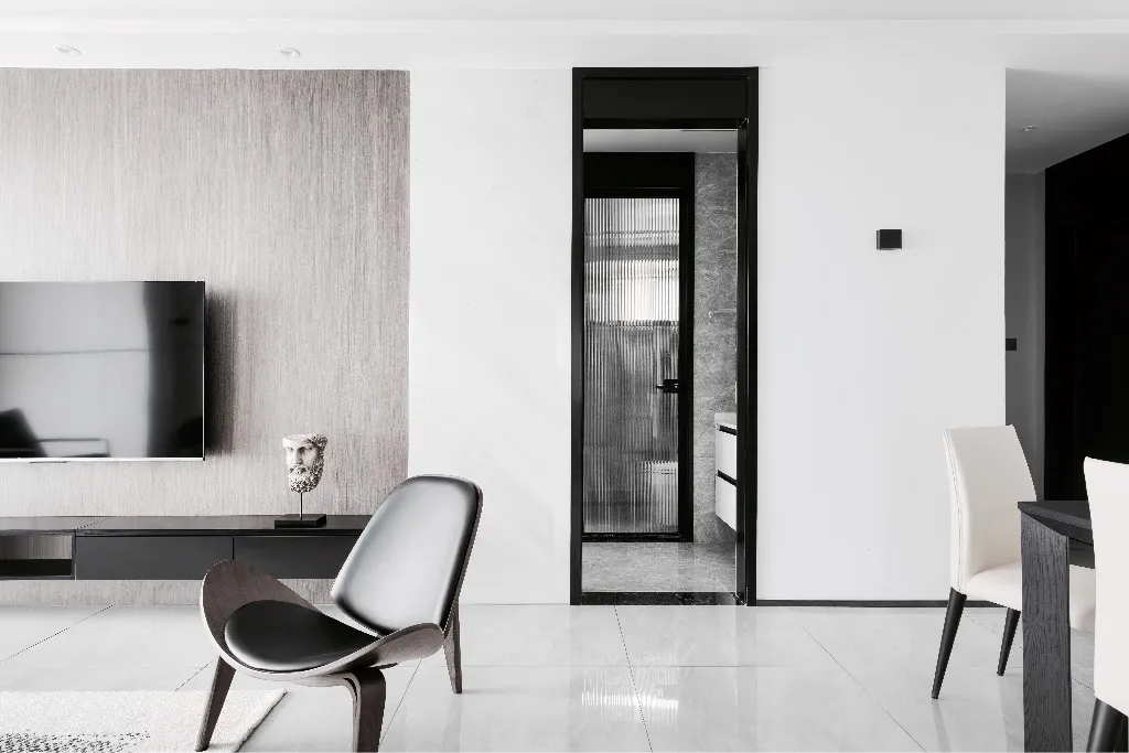 软装百变君|112㎡简约风，坚持把家里打造成黑白灰，简约精致完工后很高级！