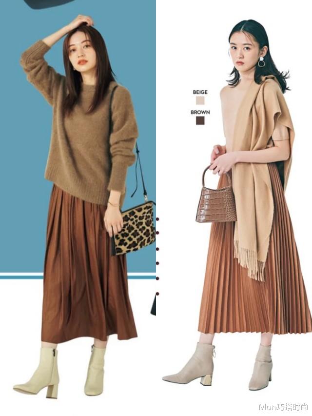 Mon巧搭时尚|今年秋冬为什么流行“短靴+半裙”？看完这些穿搭示范，你就懂了