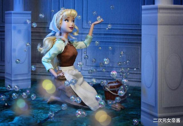 贝儿|大神制作迪士尼娃娃，贝儿公主华丽优雅，艾莎女王精美别致