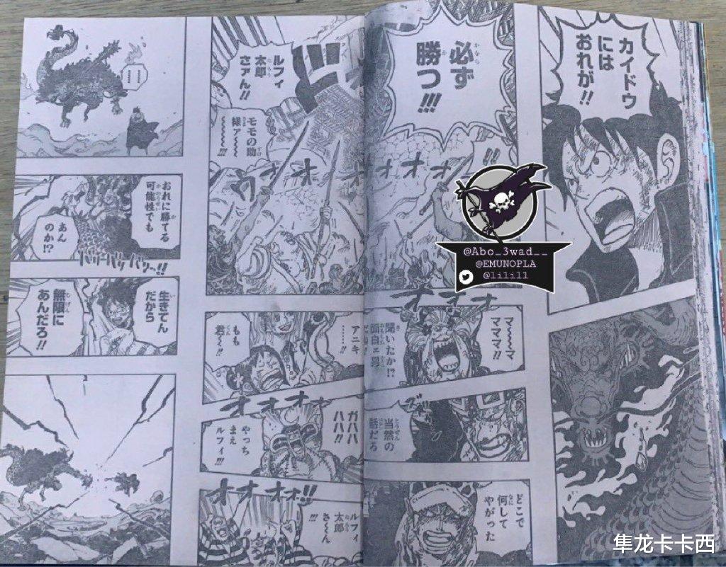 凯多|海贼王1026话图透详解 桃之助撕咬凯多 杰克和大妈长子败北退场