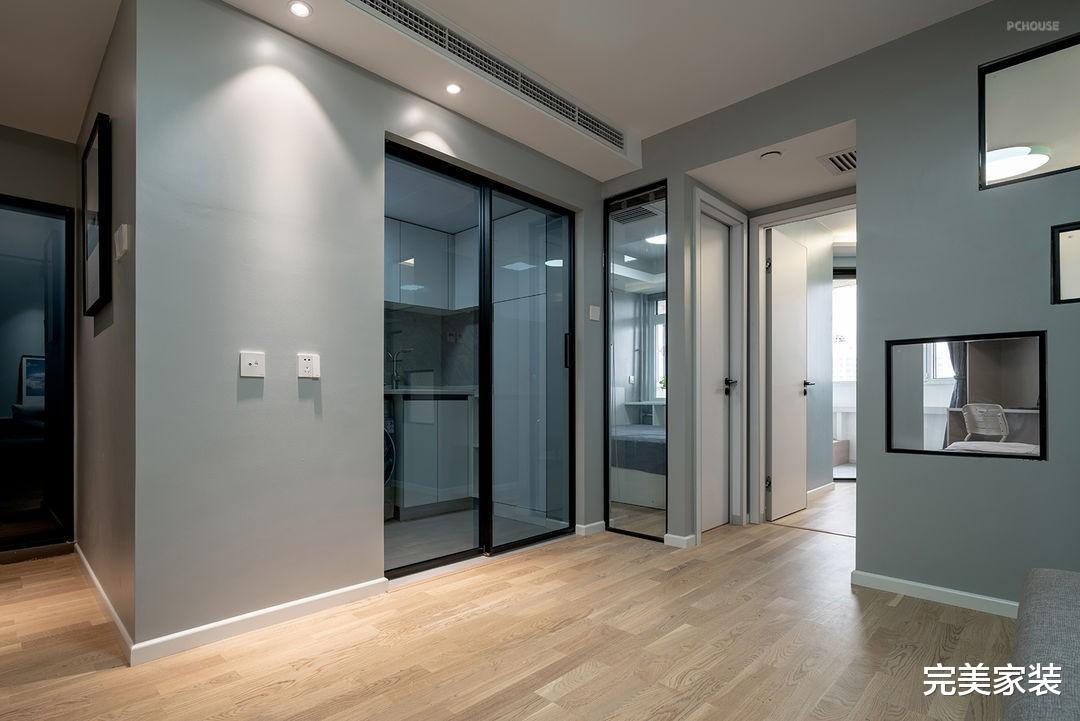 50平方米变身大两居，采光通风超级好，满足一家三口人的生活需求