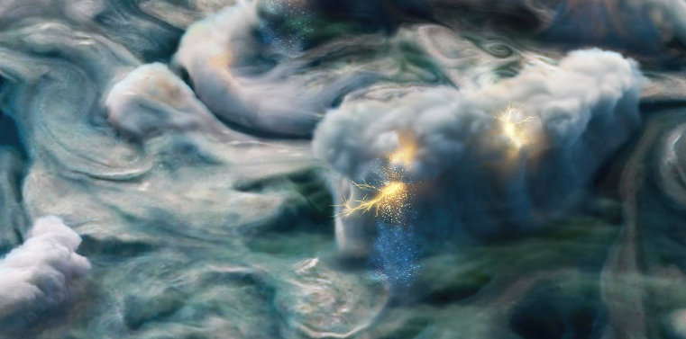 木星上的新发现:神秘的含氮“蘑菇球”,以及神奇的闪电