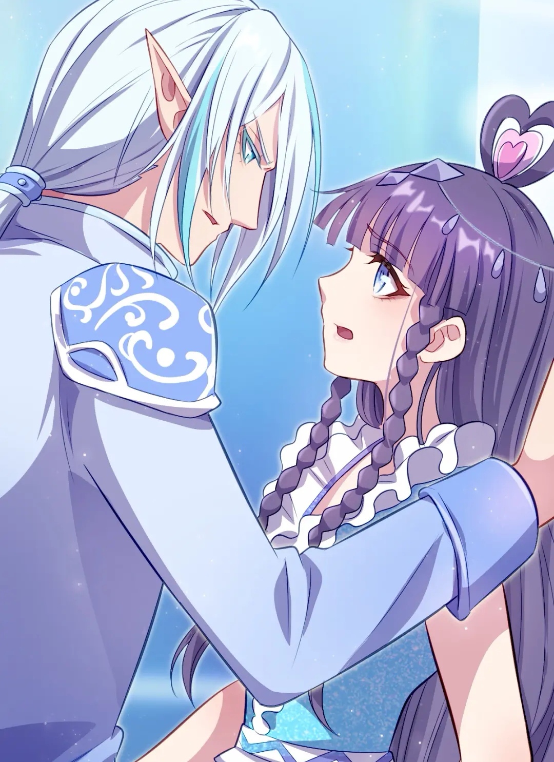 鲸鱼|《叶罗丽》漫画王默带水王子去玩，却弄巧成拙，水王子生气壁咚