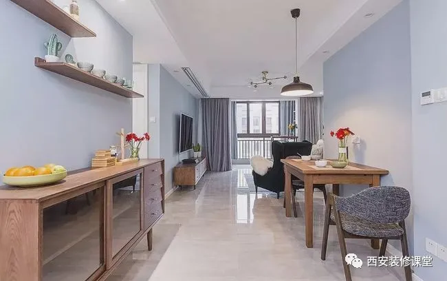 110㎡两室变三室，清爽简约宅