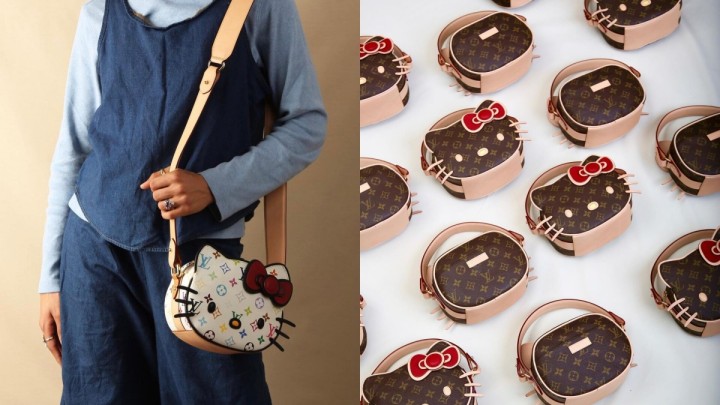 挑款师|Hello Kitty化身LV老花小废包？2种经典路易威登印花你喜欢哪一个