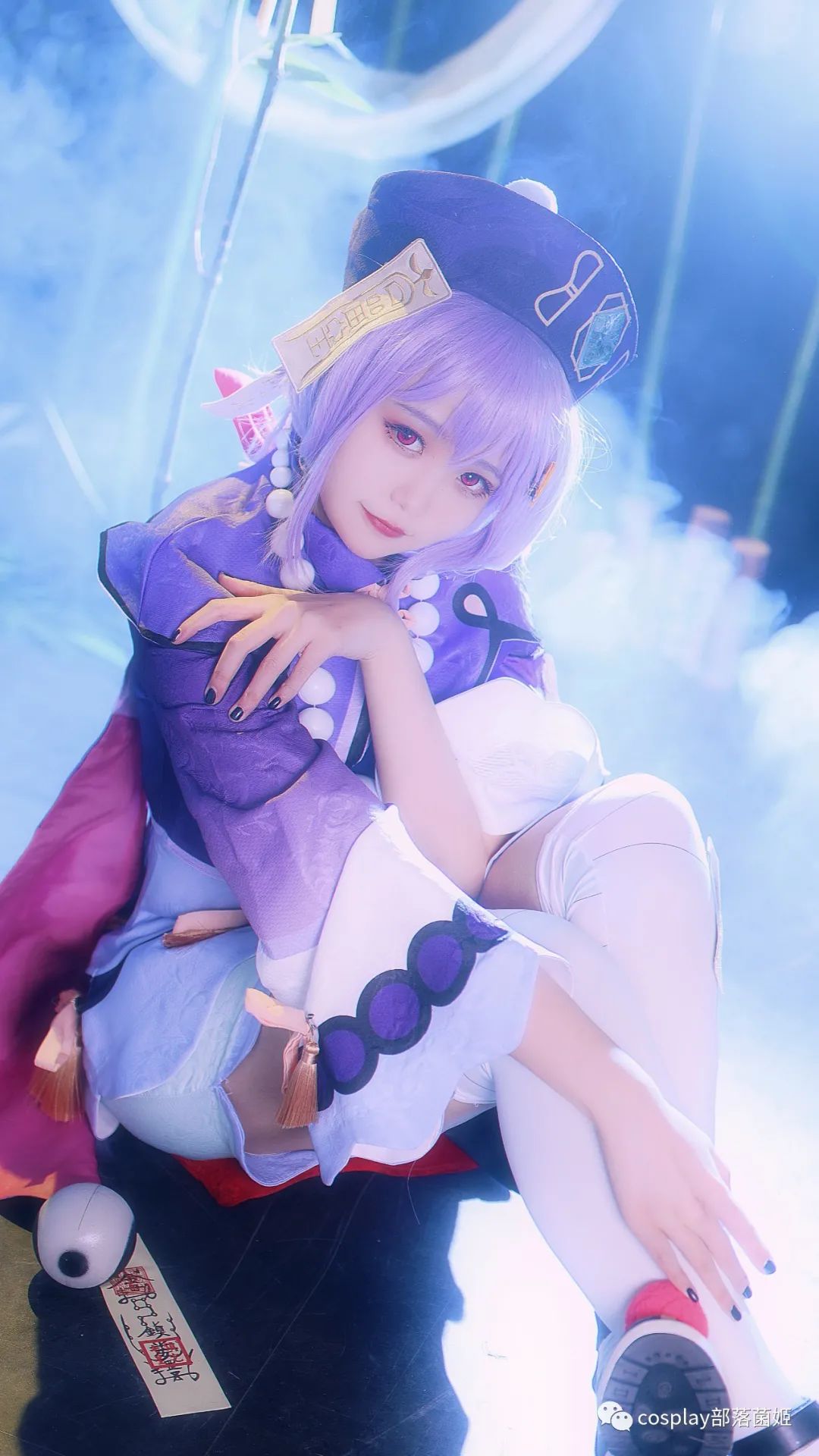 |cos：原神七七cos正片@浅川，初次见面，我是七七