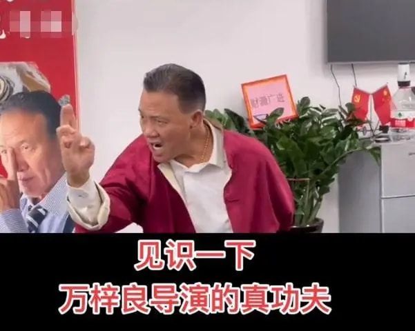 李兰迪|64岁万梓良不甘被埋没？直播官宣当导演拍电影，穿着更显“浮夸”