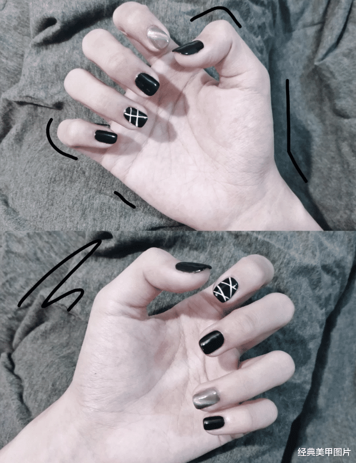 美甲|欧美酷帅风美甲，酷girl必备！