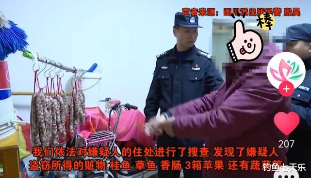 江苏省|偷东西屯年货？江苏“钓鱼男”被抓！家里的果蔬全是“顺”来的