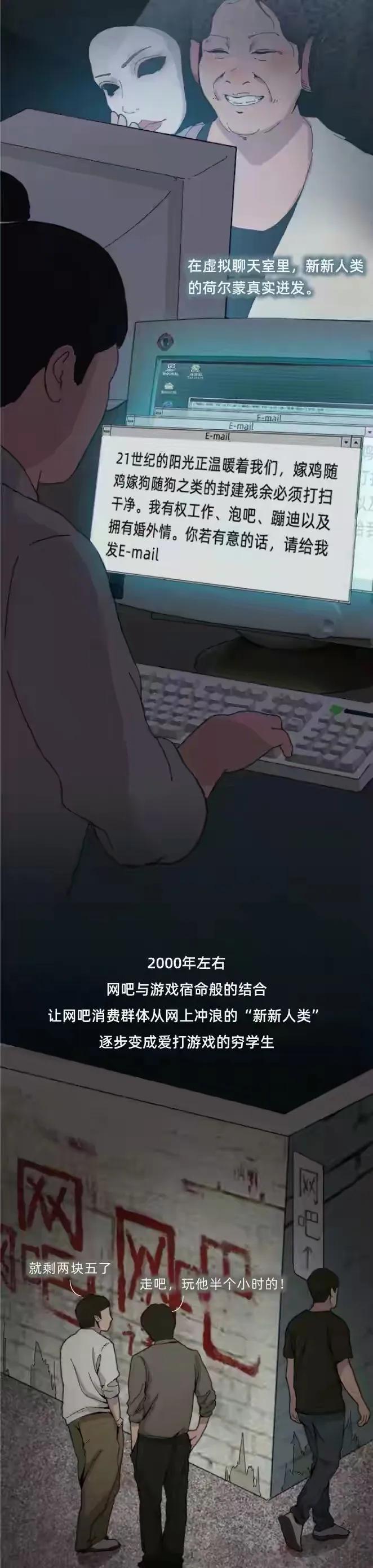 网吧|中国网吧的“兴衰史”，只有去过网吧的人才能读懂（漫画）