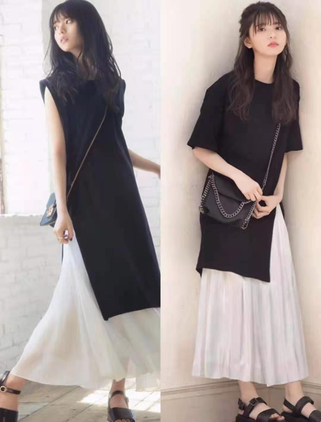 静静时尚达人|30+女性的“白色半身裙”穿搭示范，优雅又高级，谁穿谁美！