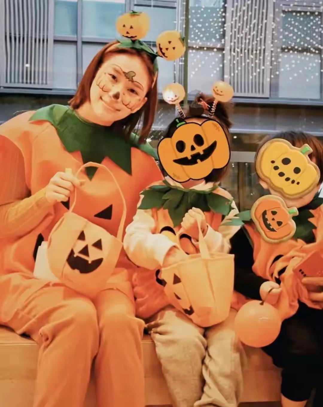 加菲猫说时尚 明星万圣节花样多!章子怡一家五口扮可爱,郭富城却把方媛宠上天