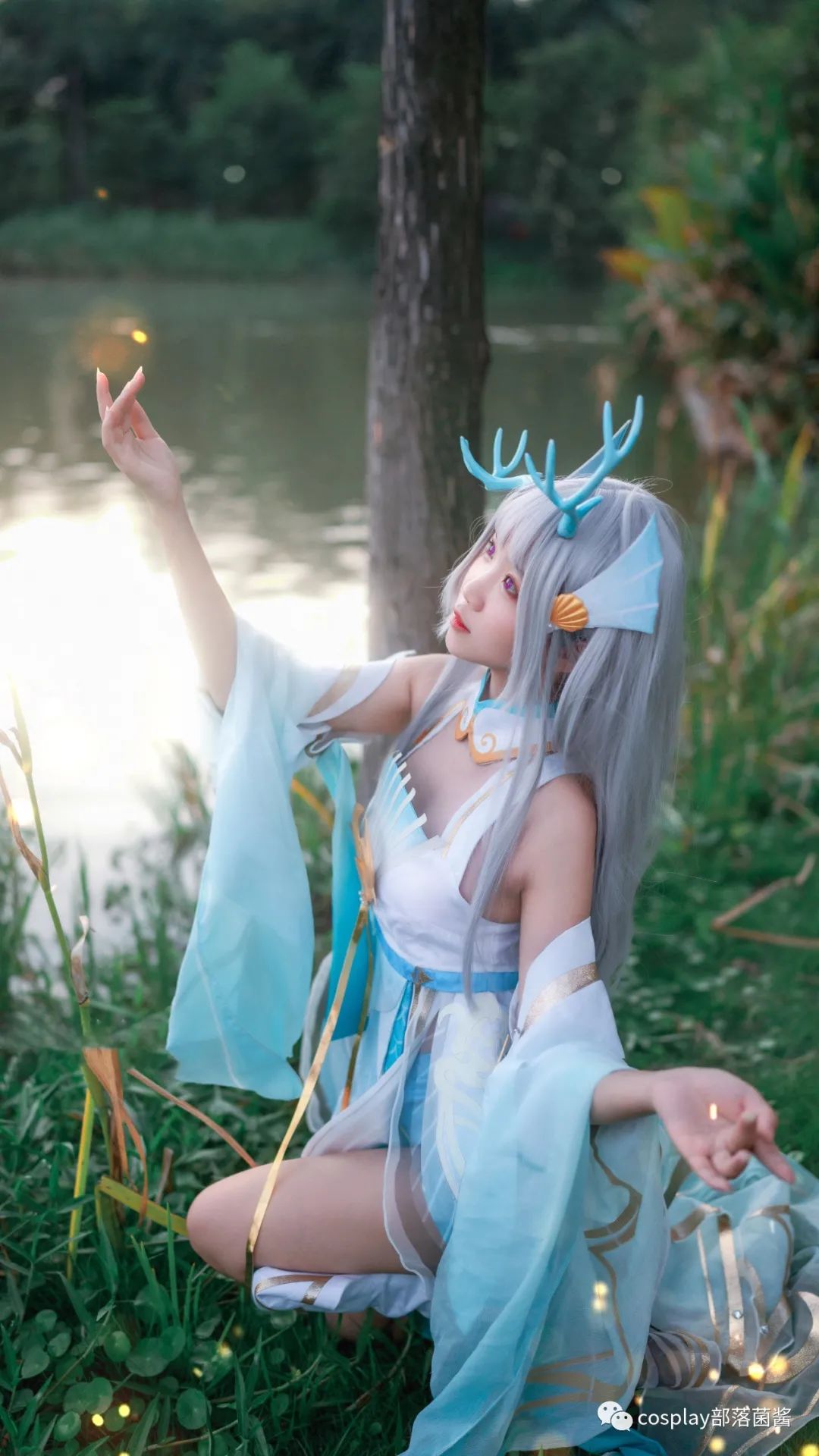 |cos：王者荣耀西施游龙清影cos正片@糖崽崽