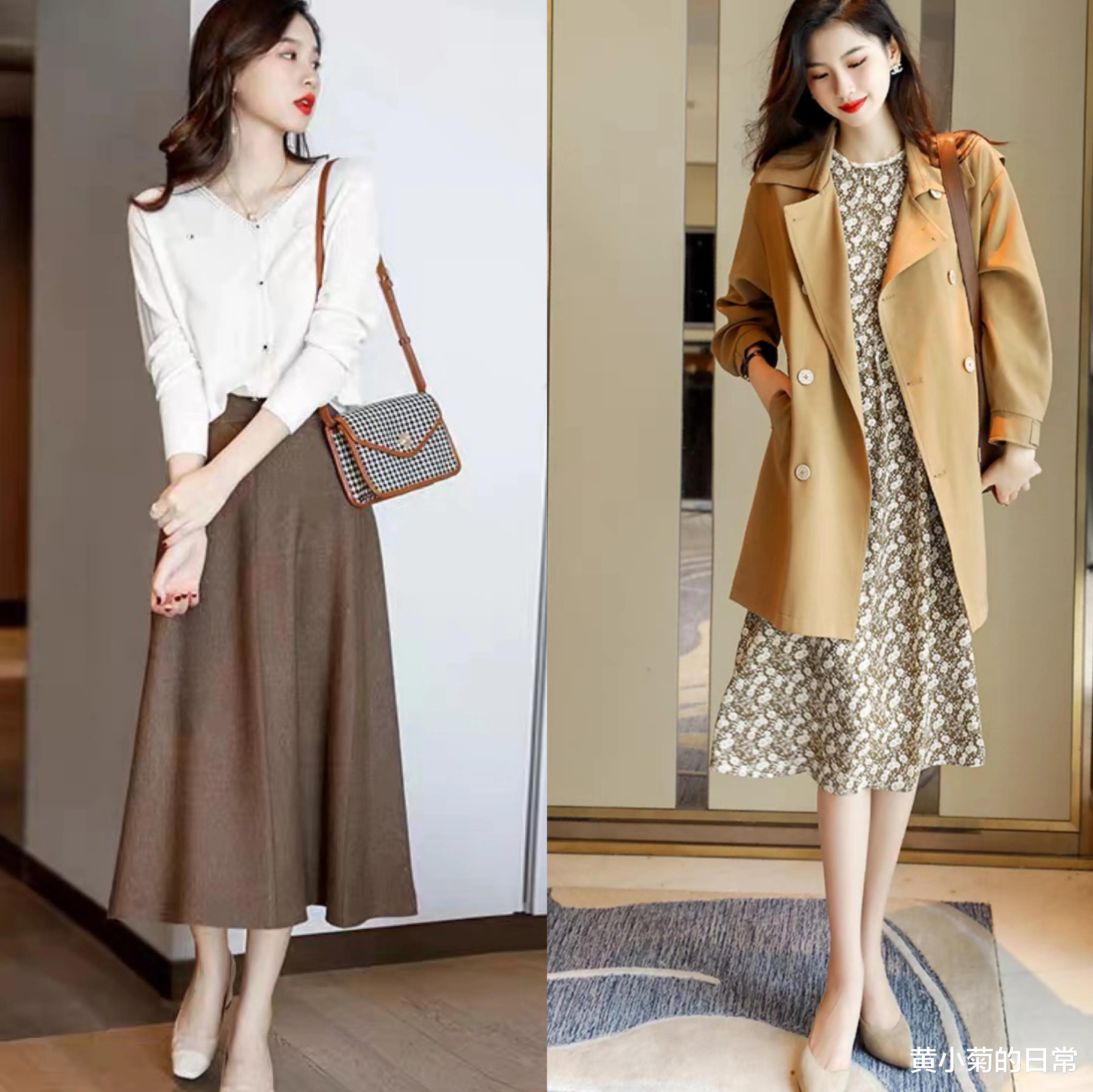 黄小菊的日常 衣服不用多,衣品好的女人深秋这几套够了,优雅减龄美得倾国倾城