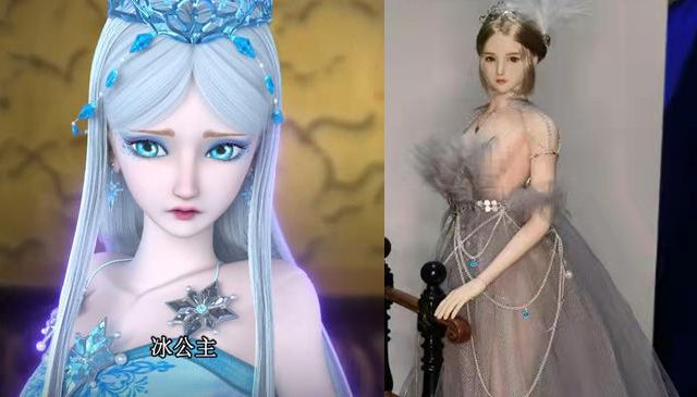 漩涡鸣人|叶罗丽：冰公主又出新娃娃了，这款是写实的版本，真是太可爱了