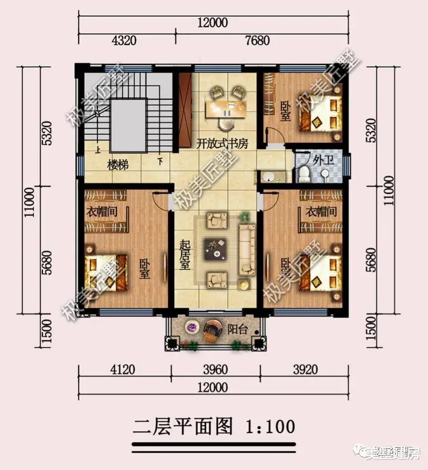 保定|12×11米，三层简欧别墅这样建，都夸你是人生赢家！