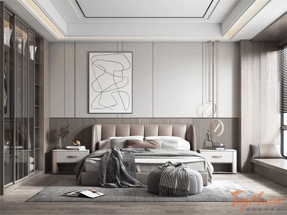 【鲁班装饰】吾悦首府120㎡现代轻奢，极致的优雅