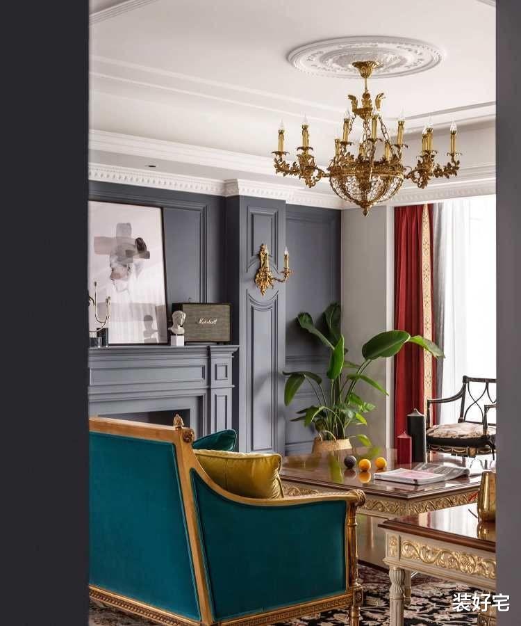 飘窗|祖母绿、脏粉色，色彩丰富的法式风格，要的就是与众不同的感觉