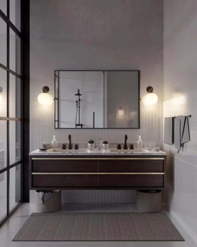 124平原木色与绿色搭配的橱柜，是客厅一道亮丽的风景线