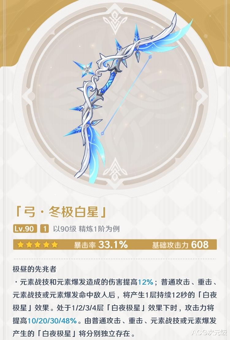 手机游戏|原神:冬极白星适合公子吗?可以提高输出,但需要操作手法