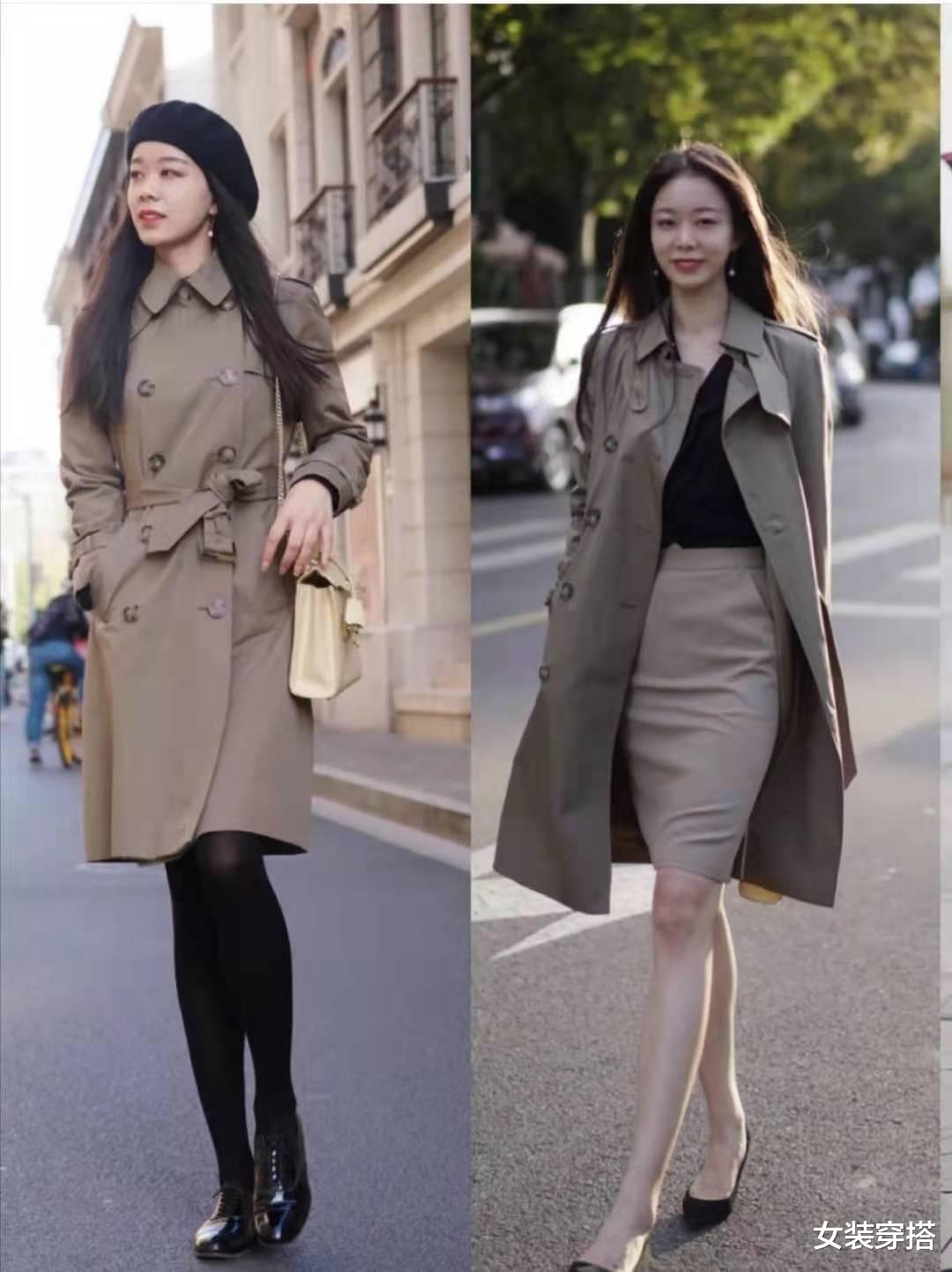 女装穿搭|2021年秋天风衣怎么搭配好看