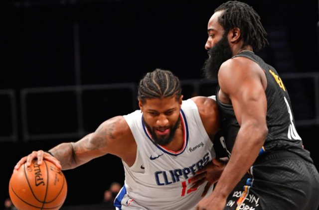 火箭隊(duì)|籃網(wǎng)3巨頭爆發(fā)，狂轟34+12+9，瘋狂追分！卡喬23+3+6，快船領(lǐng)先