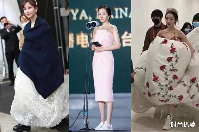 时尚扒婆 周也礼服配球鞋，王丽坤古装发髻配西装！这场红毯也太随意了吧