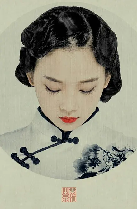 鲁照华|人在画中，画在人心，于正旗下鲁照华旗袍写真