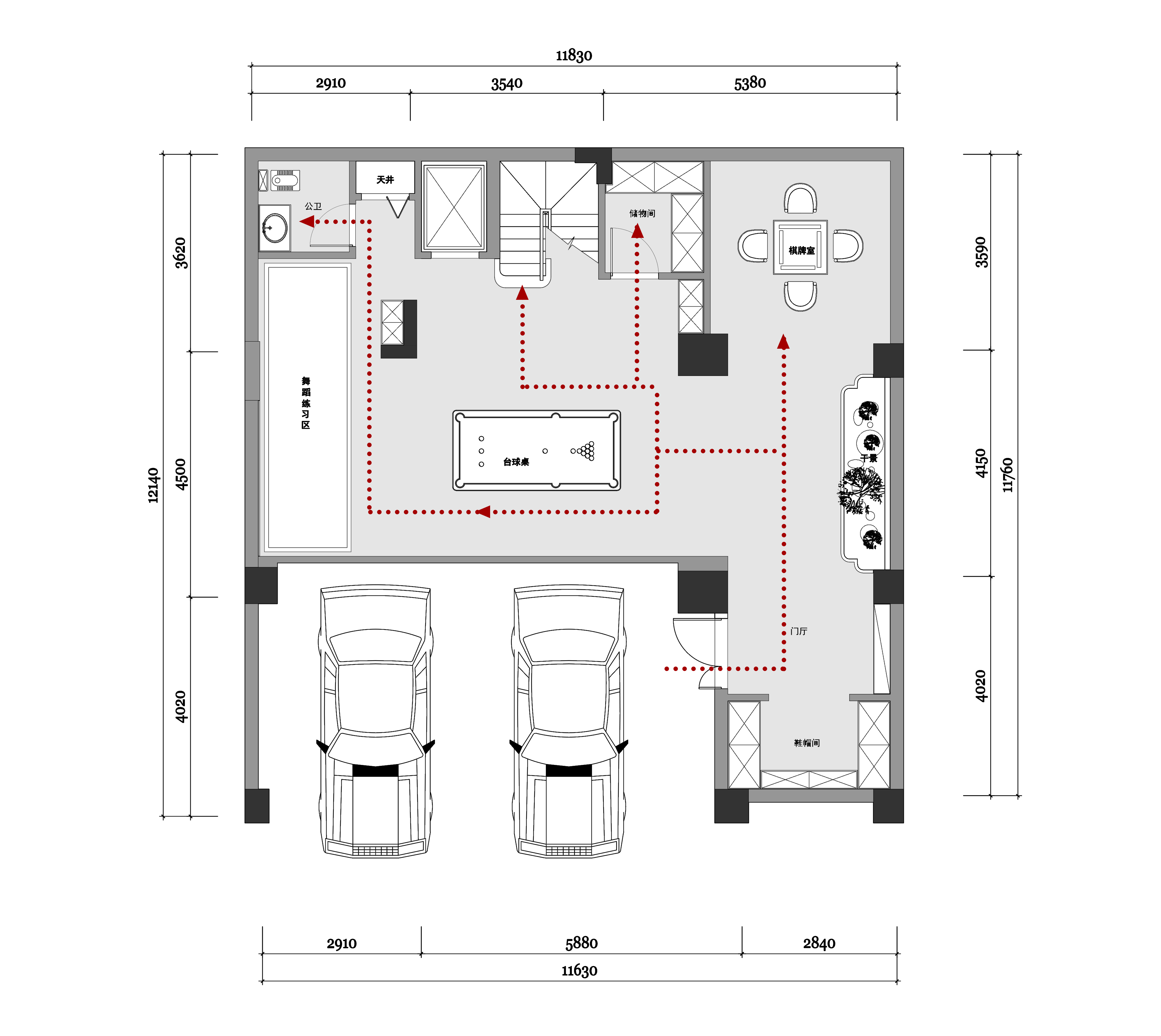 印集设计|「印集设计」国盛园墅360㎡现代极简风格案例