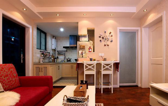 |62平浪漫婚房装修，精打细算布置，浴室壁龛过30年也不会坏！