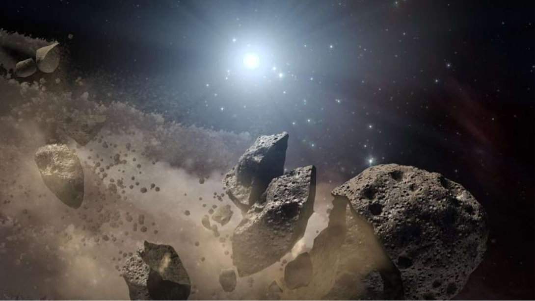 航天 濒死恒星发出的光能粉碎小行星