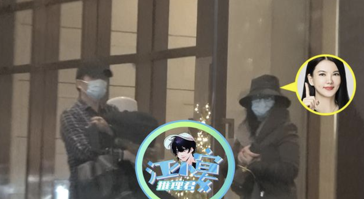 李湘|李湘和男子再被拍，两人从女方别墅前往酒店，推行李箱收纳箱入住