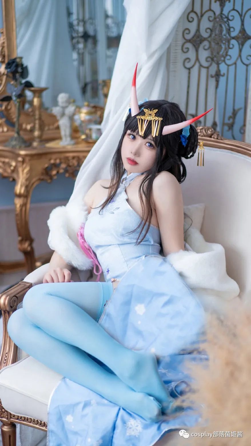 |cos：旗袍能代冬香沁雪cos正片@?若若貓大卷
