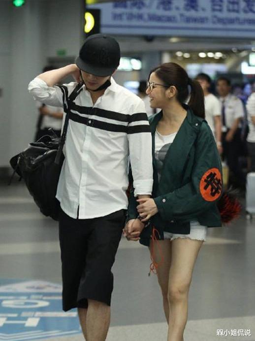 陈妍希|陈妍希瘦身后变自信了，牵手陈晓玩“下衣失踪”，双腿纤细真少见