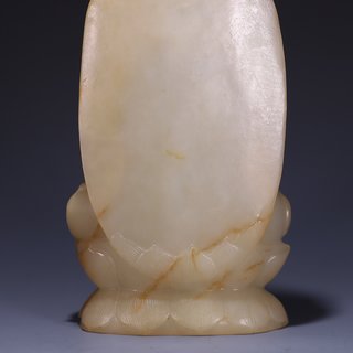 |旧藏 和田玉如来佛雕像