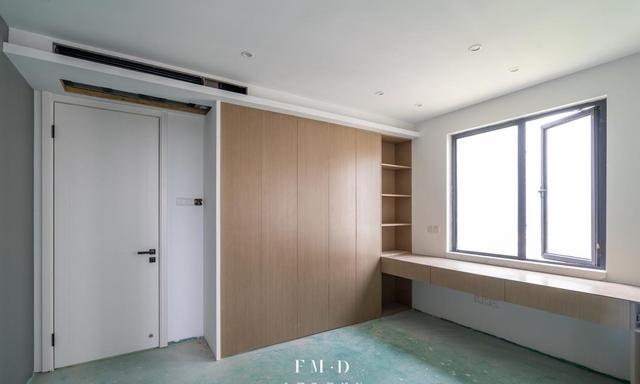 书房|170㎡的大平层，2间房打通合并成22㎡超大书房，满足三代人同用