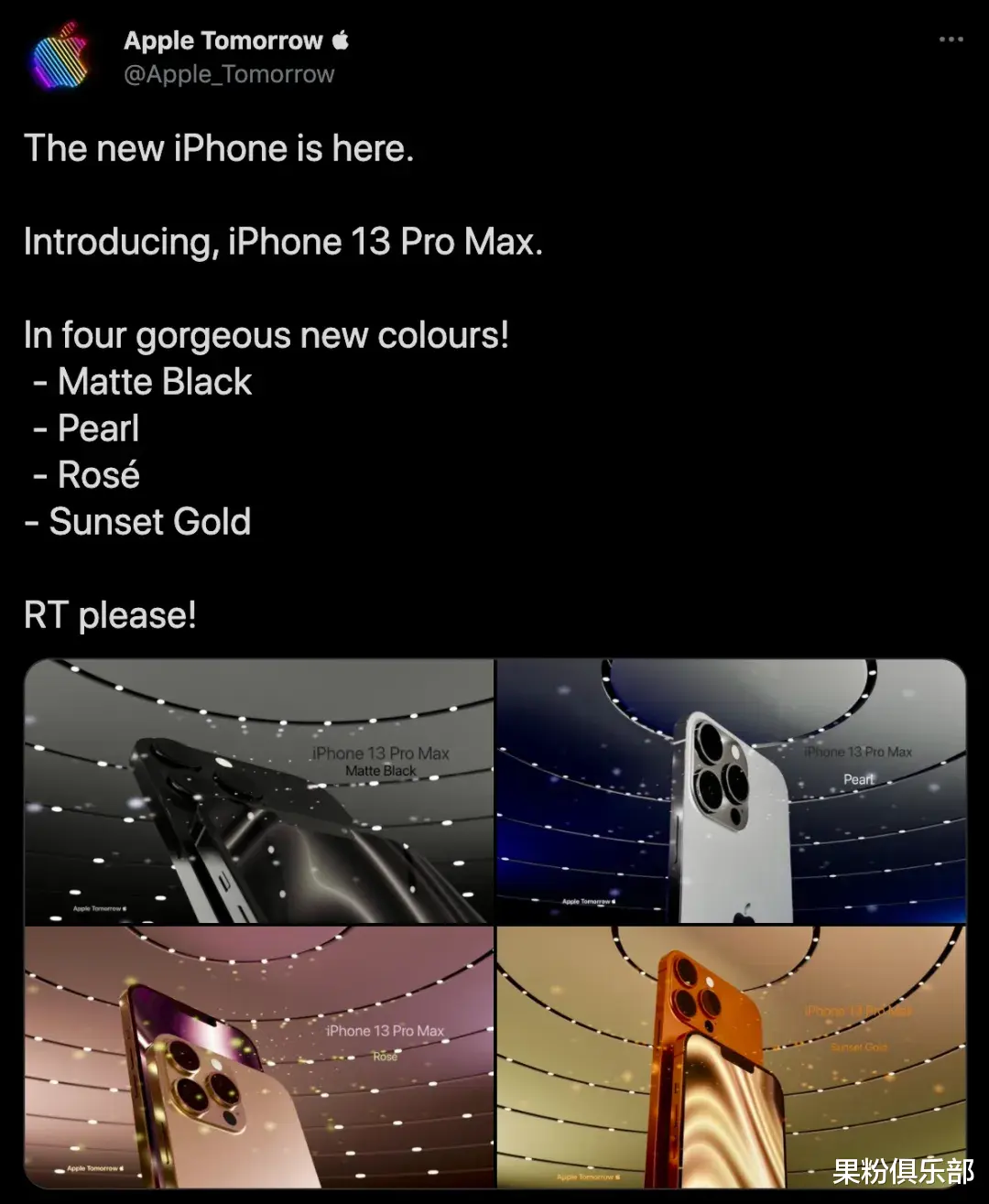 iphone13|iPhone 13 Pro「官网海报」来了，确认有新配色