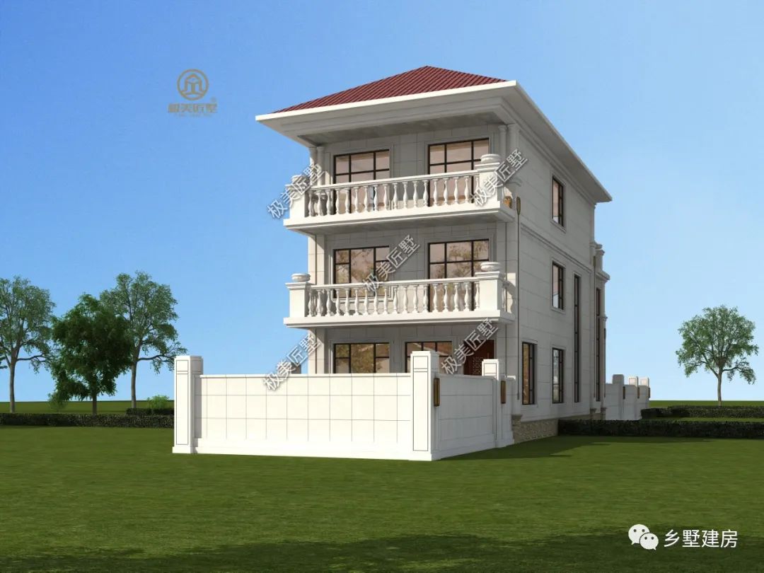 7X16.53米,开间小,进深长怎么建好房?这样设计就不错