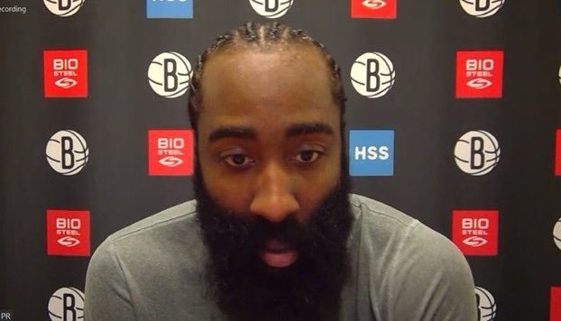 詹姆斯·哈登|篮网备战绿军！哈登换发型自曝训练得0分，杜兰特：不专注我们也会输