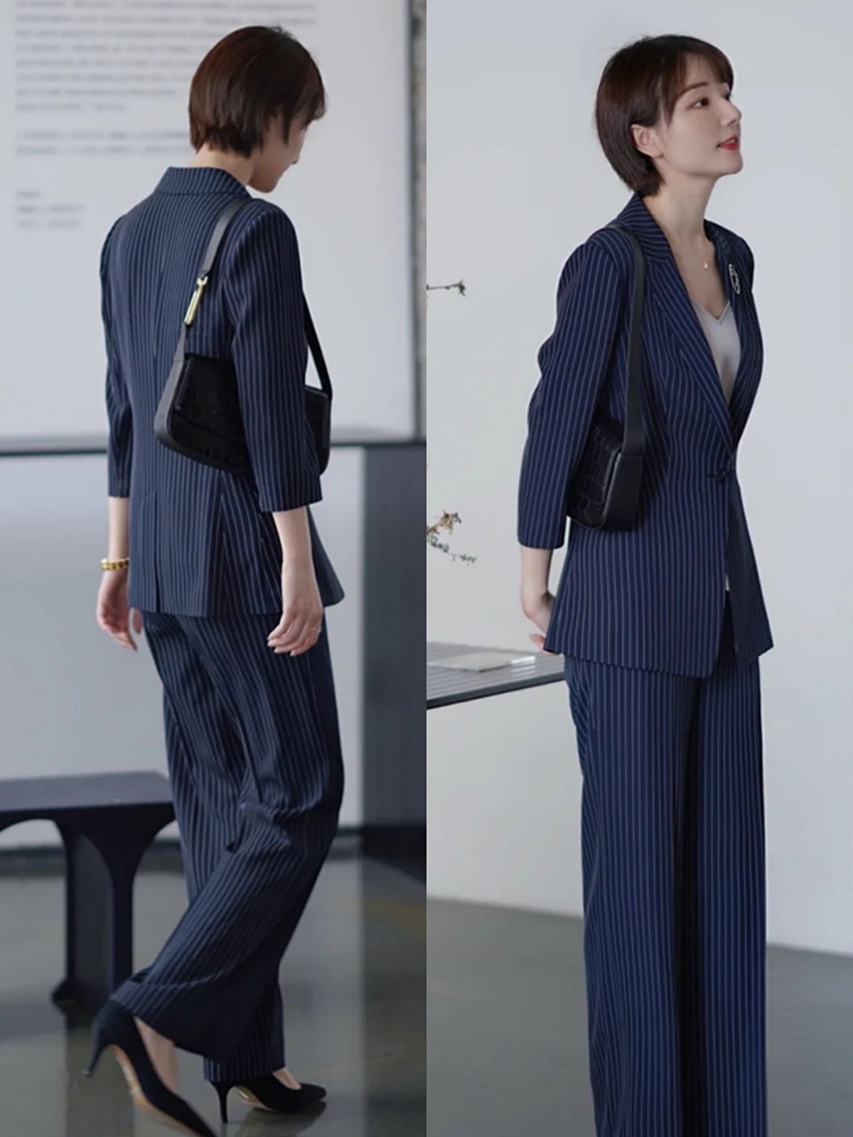 小姐姐|跟这位小姐姐学优雅穿搭，3种单品打造好气质，职场出街两不误