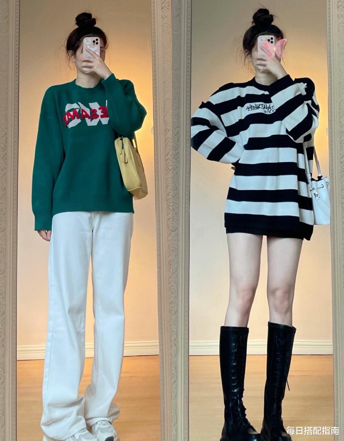 每日搭配指南|小个子秋天怎么穿?分享3个思路18套穿搭示范,时髦减龄又显瘦