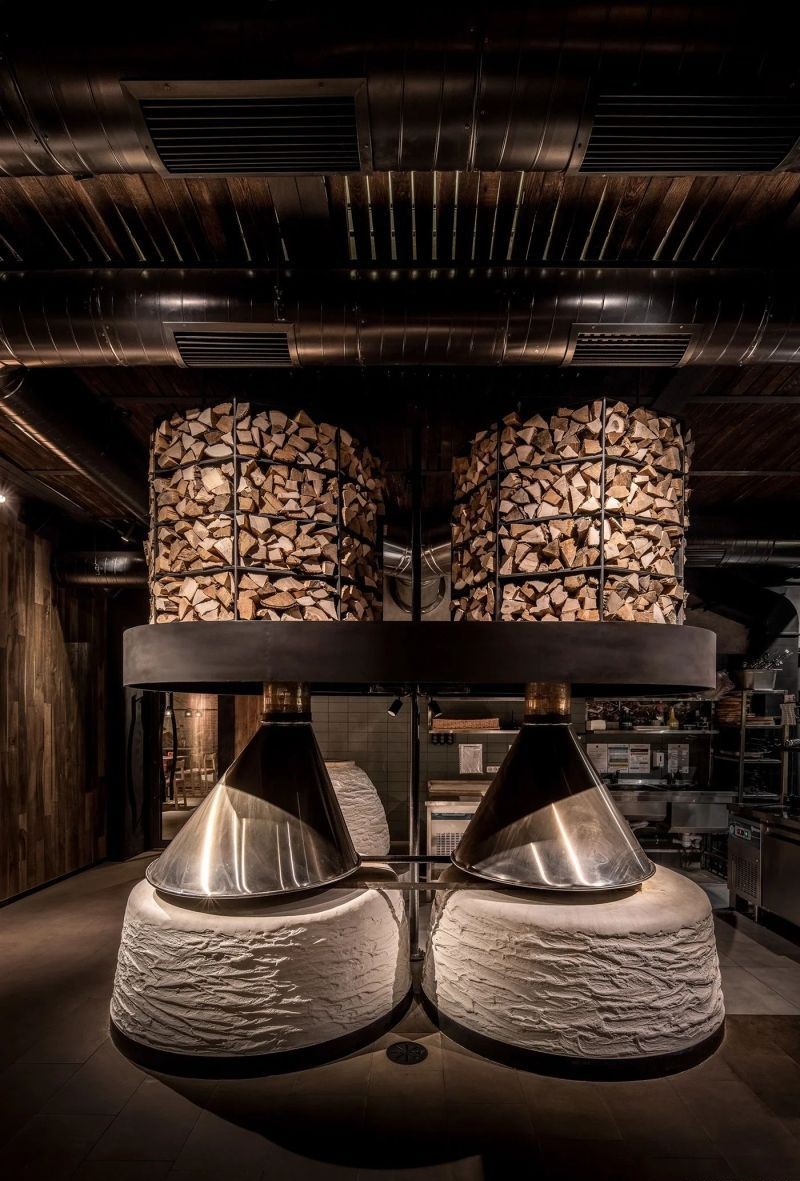 餐厅设计 | 格鲁吉亚复古的“开放式厨房”