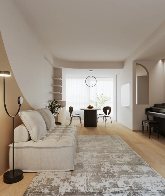 |弧形元素|灵活且多变的家居设计主流，柔化空间“MVP”!