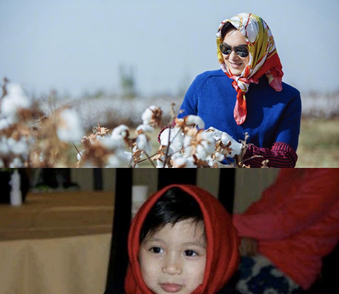 张智霖|张智霖戴头巾摘棉花，吐槽袁咏仪嗓门大，靓靓霸气回怼他是狼外婆