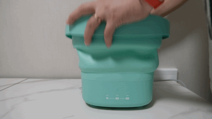 联想|内衣裤分开洗的便携神器-EraClean世净折叠洗衣机开箱体验