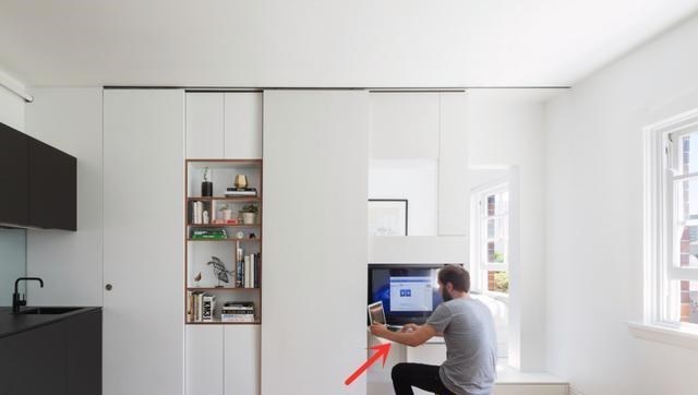 一柜多用,不动声色地把卧室藏起来,将卫生间隔开,收纳也翻一番